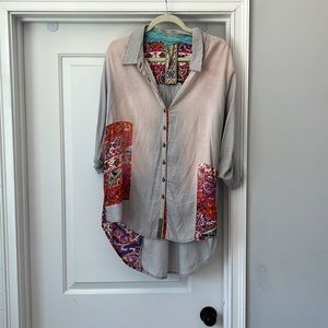 Fun Anthropologie blouse
